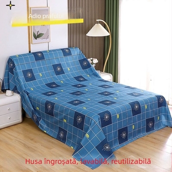 Protecție anti-praf pentru mobilier: husă pentru canapea, pat și frigider, cu plasă anti-țânțari