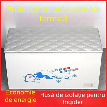 Husă izolatoare pentru frigider, protecție impermeabilă din PVC, economie de energie