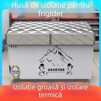 Husă izolatoare pentru frigider, protecție impermeabilă din PVC, economie de energie