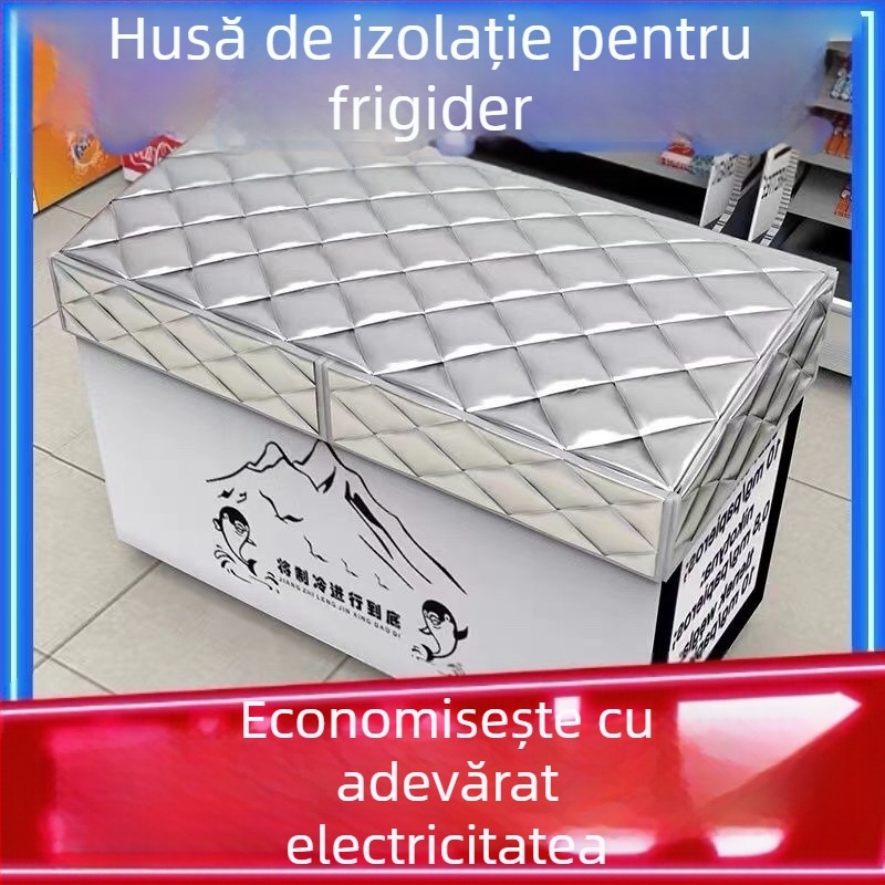 Husă izolatoare pentru frigider, protecție impermeabilă din PVC, economie de energie