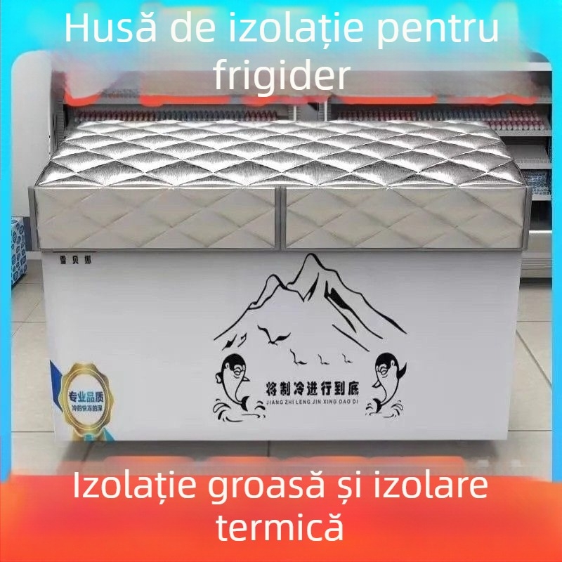 Husă izolatoare pentru frigider, protecție impermeabilă din PVC, economie de energie