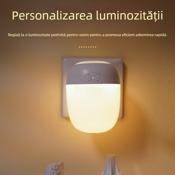 Lampă de noapte cu telecomandă pentru dormitor, alimentare la priză, senzor de lumină, protecție pentru ochi, lampă lângă pat pentru hrănirea bebelușului și lampă pentru copii cu repelent împotriva țânțarilor