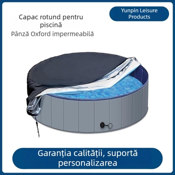 Acoperire rotundă pentru piscină, protecție UV, impermeabilă și rezistentă la praf