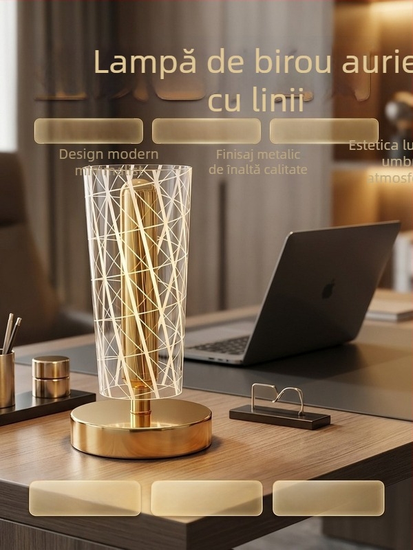 Lampă de noapte cu iluminare ambientală decorativă din acril, stil nordic, reîncărcabilă și conectabilă, dimensiuni 9 x 9 x 22 cm