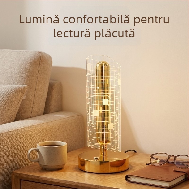Lampă decorativă de masă, atmosferă de înaltă calitate, design nordic cu fluture, lampă de noapte pentru dormitor, LED