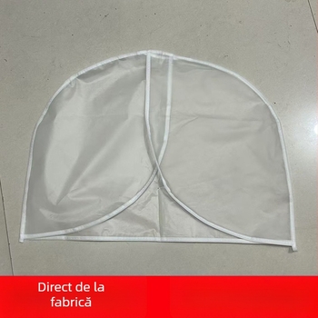 Husă transparentă anti-praf din PEVA pentru haine, pentru garderobă – haine pe umeraș, paltoane și costume