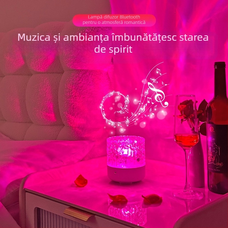 Boxă Bluetooth și lampă ambientală pentru dormitor