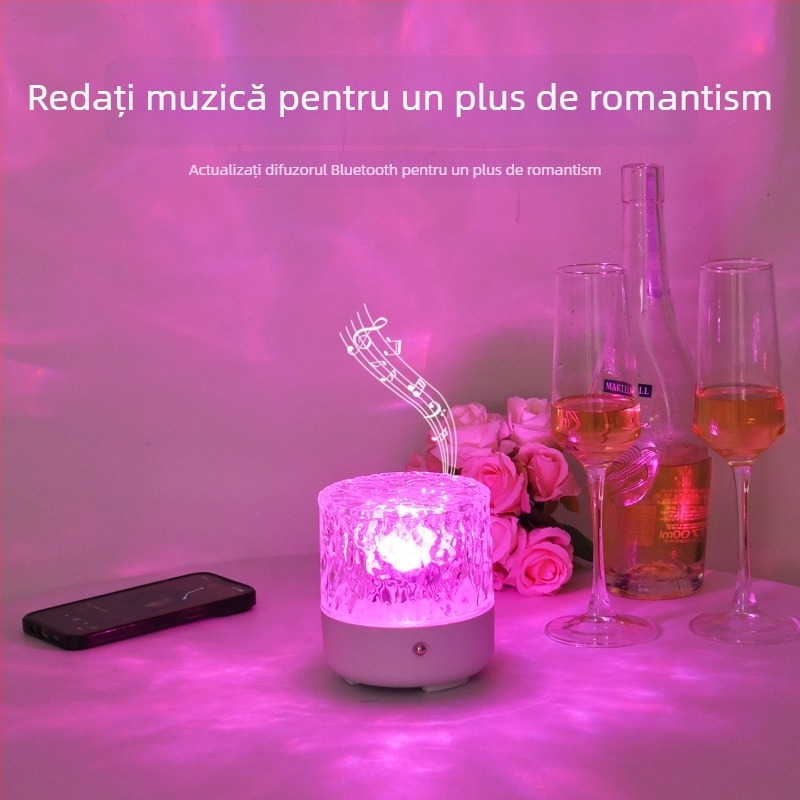 Boxă Bluetooth și lampă ambientală pentru dormitor