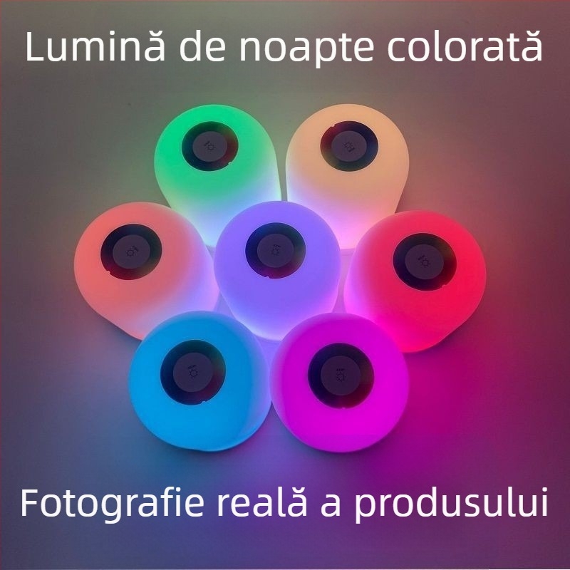 Lampa de noapte pentru dormitor, protecție a ochilor, reîncărcabilă, lampă de noptieră cu comutator tactil, design geometric