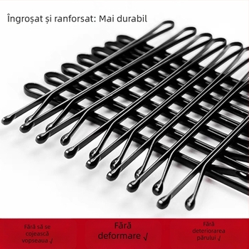 Clip de păr cu un singur braț, pentru artiștii de makeup, gros și solid, negru