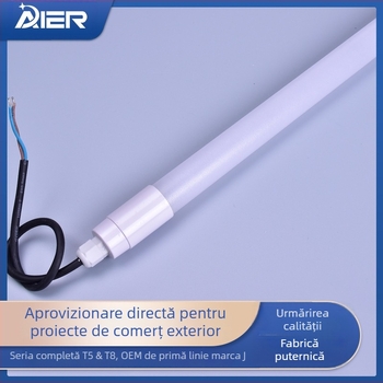 Tubă LED T8 IP65 impermeabilă pentru frigidere, lungimi 0.6 m, 0.9 m sau 1.2 m