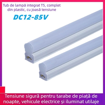 Tubă lampă T5 din plastic, integrată, joasă tensiune, DC12-36V, 1,2 m