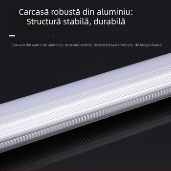 Tub LED T8, 1,2 m, cu suport, tub LED split din aluminiu-plastic, personalizabil