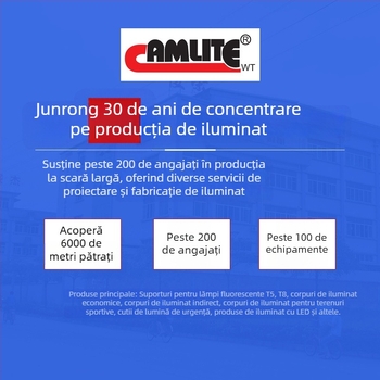 Tub LED integrat de 1,2 m, corp din plastic T5 pătrat, tub T8 cu suport