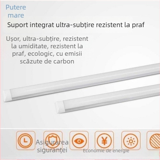 Lampa LED de purificare cu suport integrat, impermeabilă la umezeală și praf, compatibilă cu intrare DC/AC 12V/24V/36V/220V