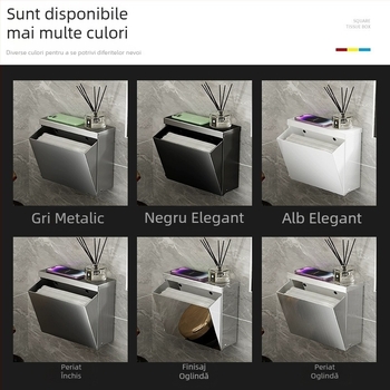 Cutie montată pe perete pentru hârtie igienică, raft impermeabil de depozitare pentru baie, fără găuri