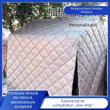 Acoperire de praf pentru echipamente mecanice, captușită cu bumbac, protecție împotriva ploii și razelor de soare pentru mașini și mobilier de exterior