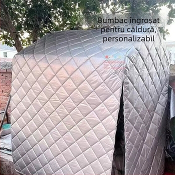 Acoperire de praf pentru echipamente mecanice, captușită cu bumbac, protecție împotriva ploii și razelor de soare pentru mașini și mobilier de exterior
