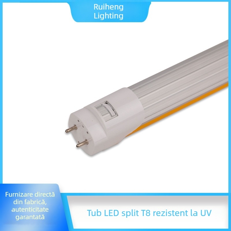Tub LED T8 cu protecție UV pentru spații de lucru fără praf