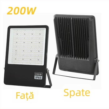 LED impermeabil ultrau-subțire flood light pentru exteriorul curții – lampă de proiecție cu luminozitate mare, serie inginerească