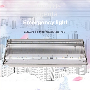 Lampa LED de urgență pentru incendiu, indicator LED, iluminare de siguranță, reîncărcabilă, IP65, protecție tripla