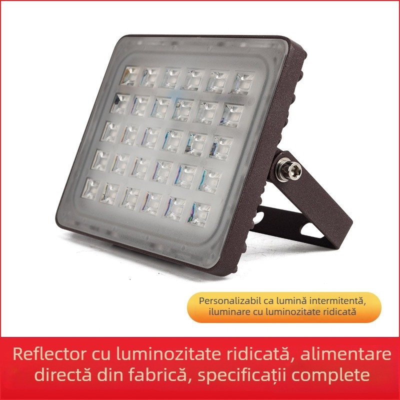 Proiector LED personalizat, cu iluminare înaltă, pentru șantiere și spații exterioare, rezistent la apă