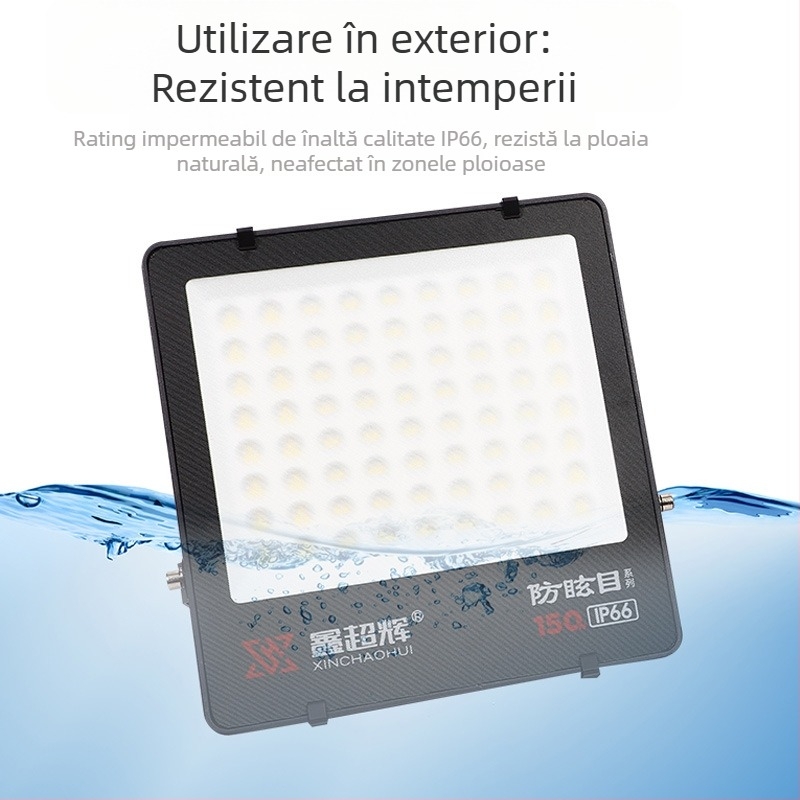 Proiector LED exterior personalizat pentru săli de sport, utilizări industriale și miniere, anti-orbire, LED grafenă, înaltă luminozitate Xin Chaohui