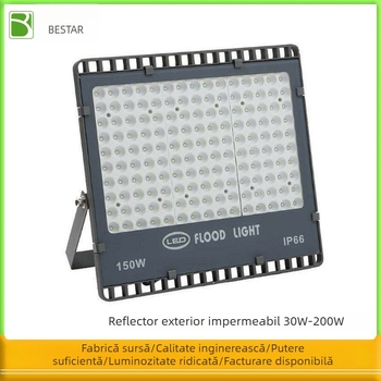 BST-609 Proiector LED cu model hexagonal pentru exterior, IP66, carcasă din aluminiu, fascicul 60°, 30–200W