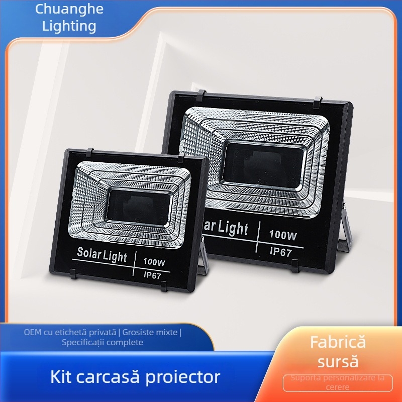 Kit de carcasă pentru LED floodlight solar - corp din aluminiu turnat