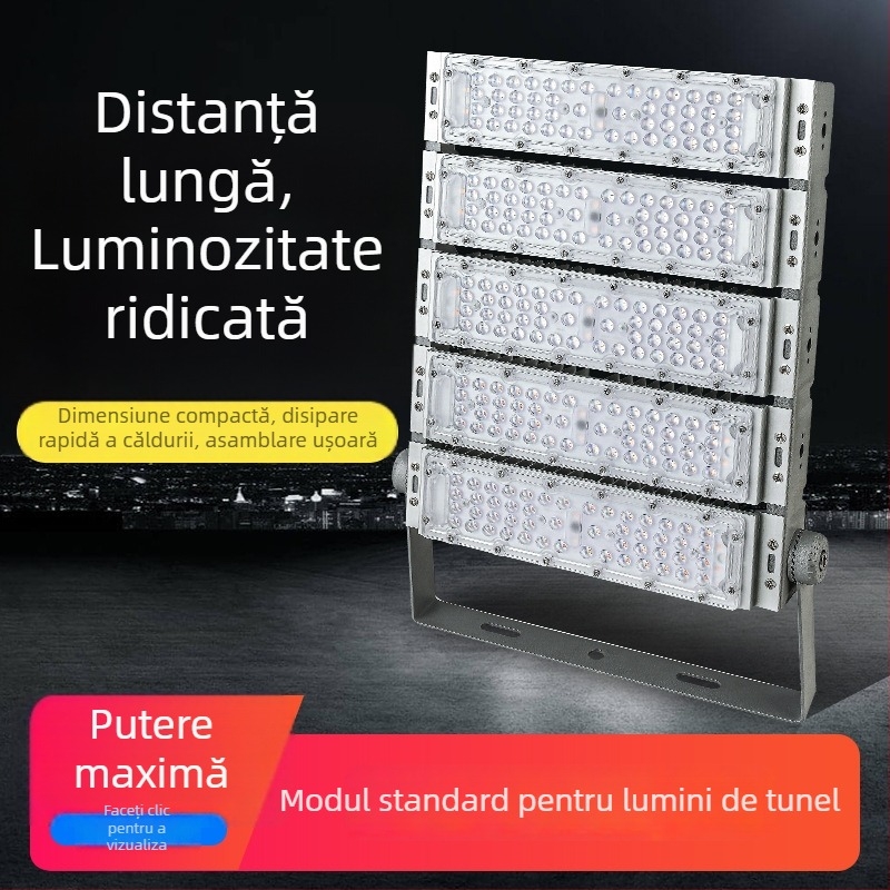 Carcasă LED pentru tunel și set de proiectoare LED pentru iluminat stradal, 50W/100W/150W/200W/250W