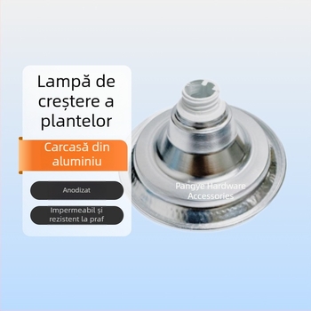 Lampa LED pentru cultivarea plantelor în seră – iluminare impermeabilă, reglabilă, cu carcasă din aluminiu și capac din plasă