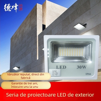 Proiector LED exterior cu senzor foto, tensiune redusă, 36V/48V/60V