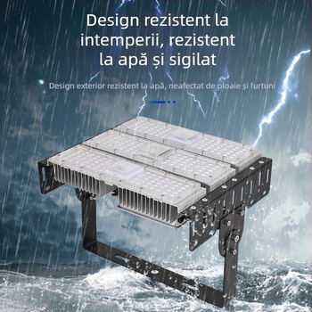 Proiector cu senzor radar, exterior, 200W, înaltă sensibilitate, rază lungă, IP65 rezistent la apă