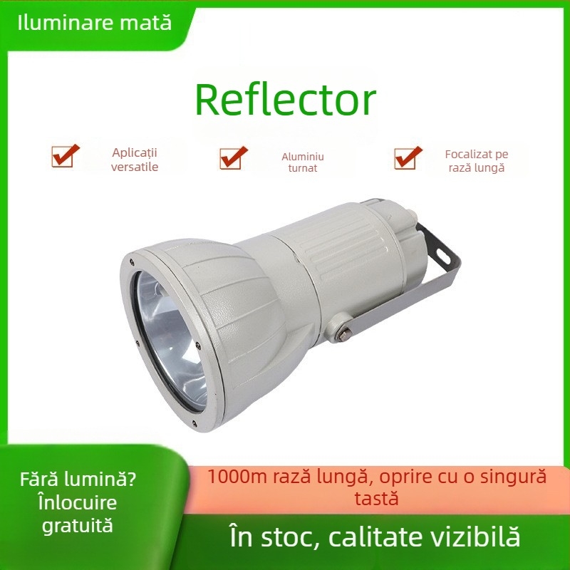 Proiector LED pentru exterior, rotire automată, reflector rotund, 70/100/150W, 220V, IP65, model YH-2222