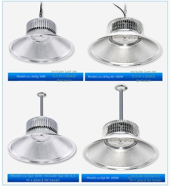 Lampa LED industrială pentru fabrici, ateliere și depozite – 100W/150W/200W