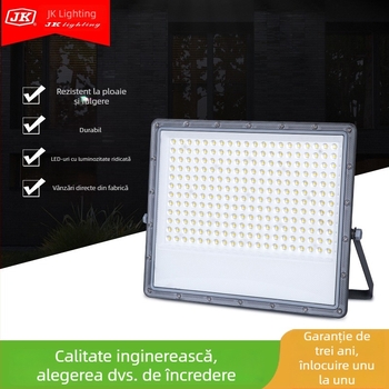 Source Light LED Floodlight 100–200W, proiector exterior pentru curți, străzi și parcuri, IP65