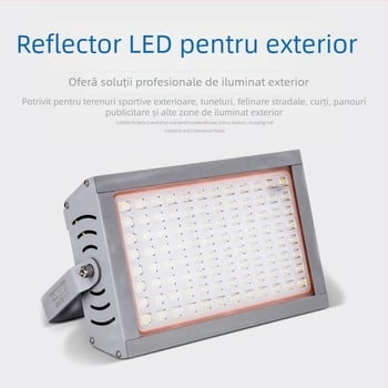 Proiector LED exterior 200W – impermeabil, rezistent la explozie, praf protejat, IP65, pentru tuneluri și curți