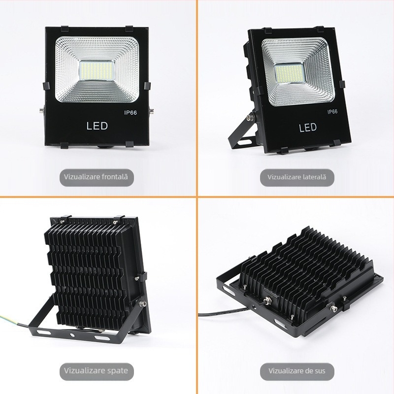LED proiector exterior IP66, rezistent la apă, rezistent la explozie, iluminare de proiecție pentru publicitate