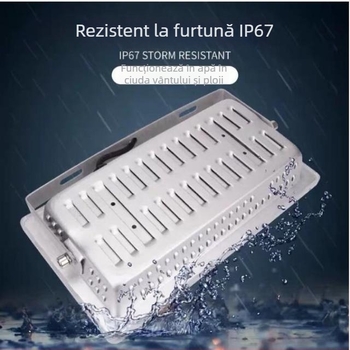 Seria Hengshenglai Zhan Shen – Proiector LED exterior, protecție împotriva exploziilor, 200W, foarte luminos, impermeabil pentru depozitare