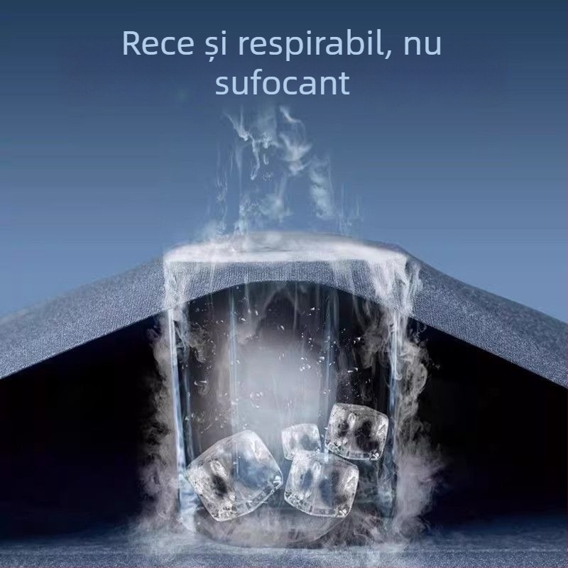 Tricou bărbătească cu uscare rapidă din ice-silk, respirabil, pentru vară, alergare și fitness
