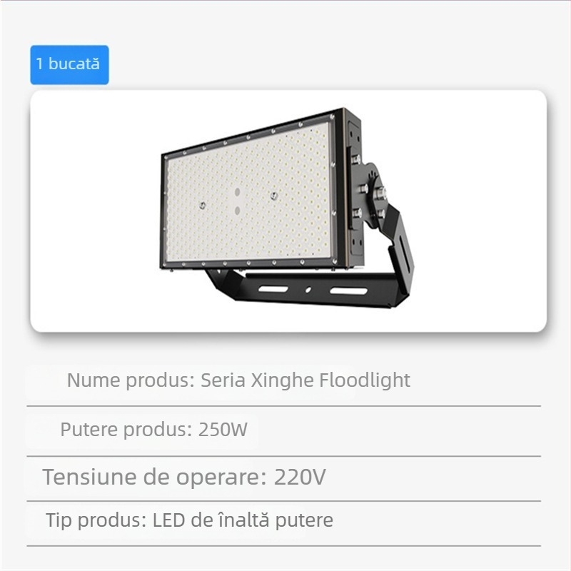 Carcasă modulară LED pentru proiector, 200–2000W, pentru tunel și iluminat stradal, cu disipare termică