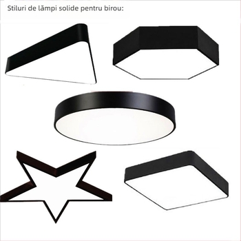 Lampa LED hexagonală pentru birou, design creativ – iluminat de birou suspendat