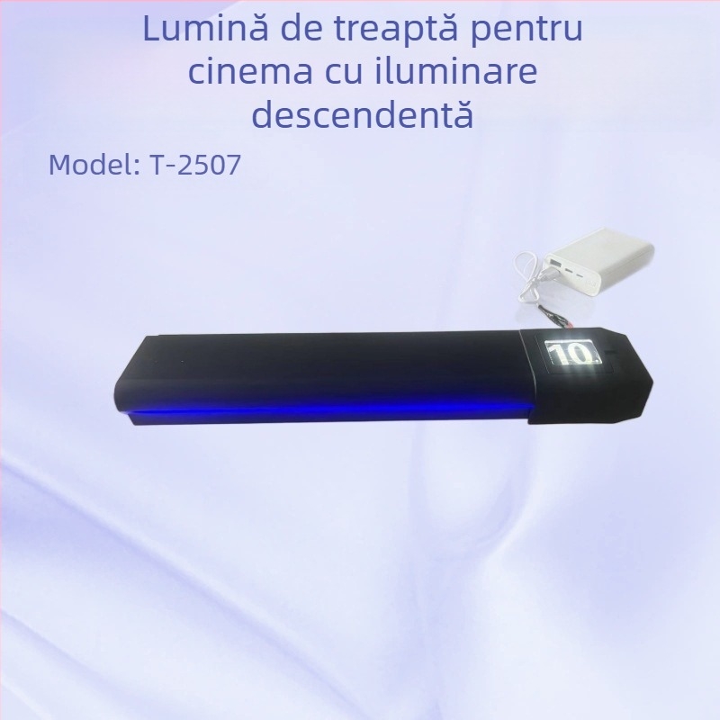Lumină pentru trepte din aliaj de aluminiu, LED anti-derapant pentru cinema