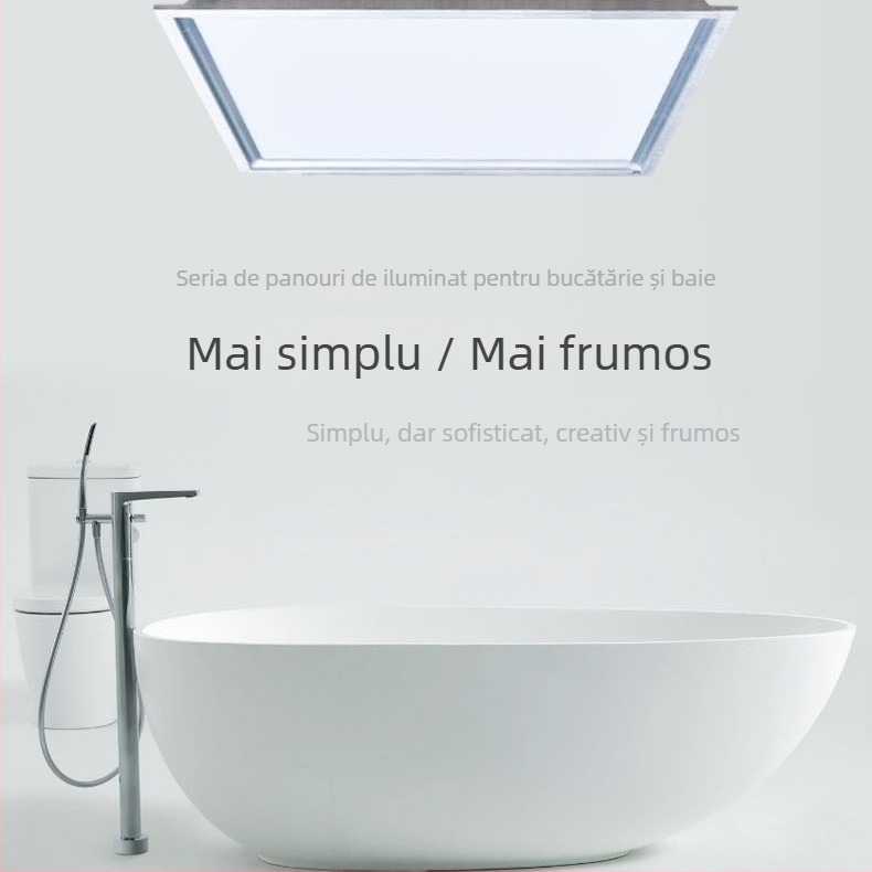 Panou LED integrat 60×120 cm pentru tavan, bucătărie și baie, iluminare de înaltă intensitate