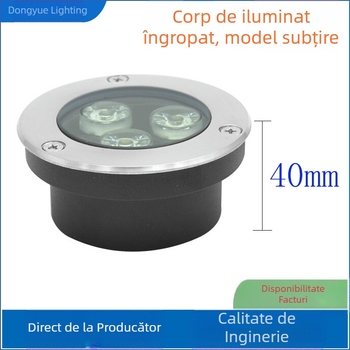 Lampă LED rotundă încastrată pentru exterior, IP65, 24V, model DY0030