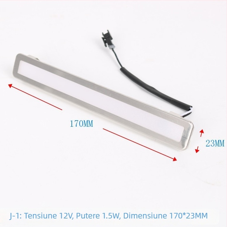Corpuri LED cu lumină rece pentru hote și plite încorporate; compatibile cu mai multe mărci; lumini lungi, pătrat și rotund pentru aragazuri pe gaz