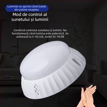 Lumină LED de plafon cu senzor radar de mișcare și control audio și luminos, difuzor hemisferic