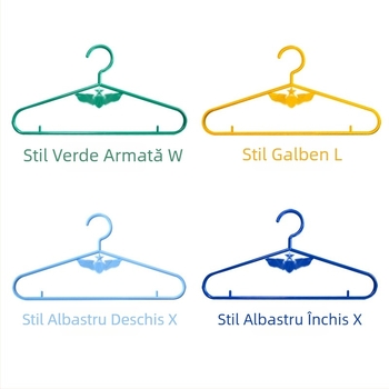 Umeraș din plastic verde pentru cămin, culori disponibile: albastru aprins, galben, albastru închis și albastru deschis