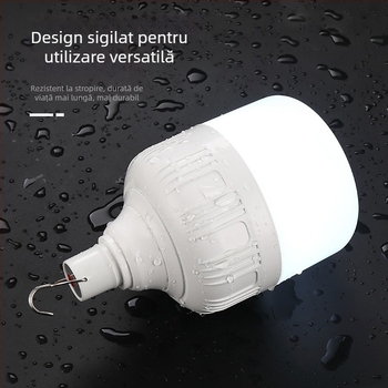 Lampă LED reîncărcabilă cu clips, ultra-luminantă, lampă de birou cu suport, iluminare portabilă pentru exterior
