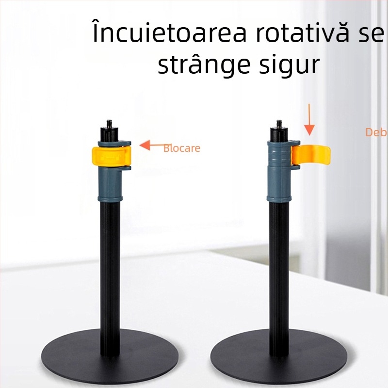 Suport reglabil pentru lampă LED pentru plante, pentru sere, stație de podea, braț tubular retractabil